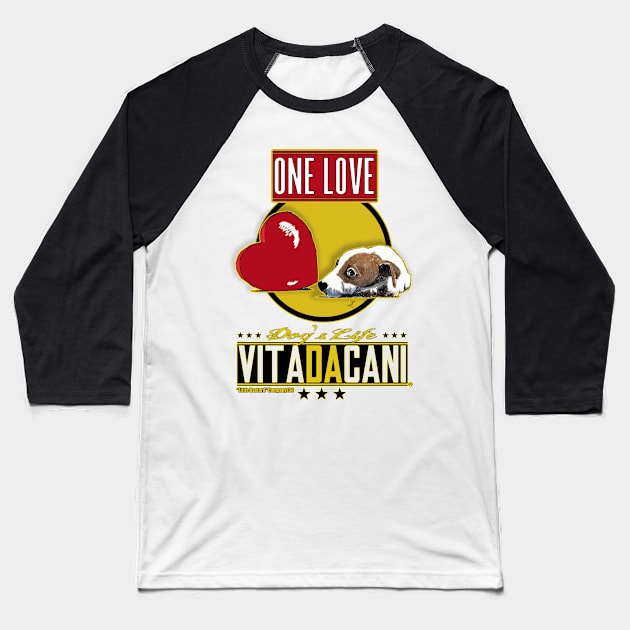 ONE LOVE Baseball T-Shirt by LittleBastard